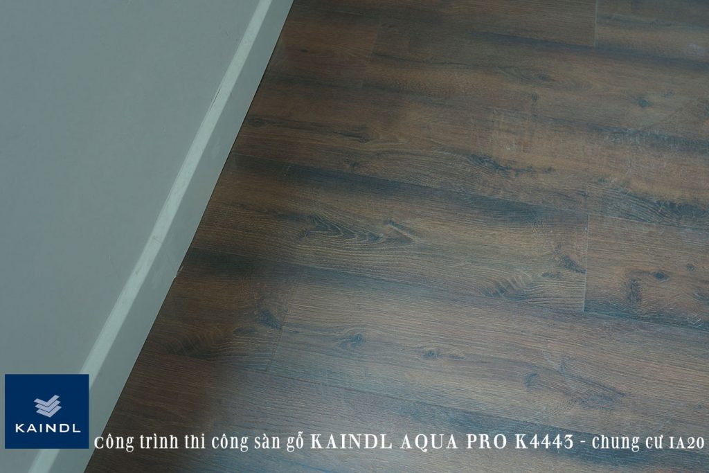 Thi công, Công trình sàn gỗ Kaindl Aqua Pro K4443 – Chung cư IA20