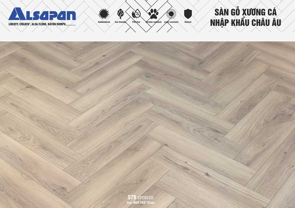 sàn gỗ alsapan 578