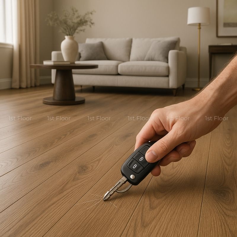 sàn gỗ alsapan chống trầy xước AC6