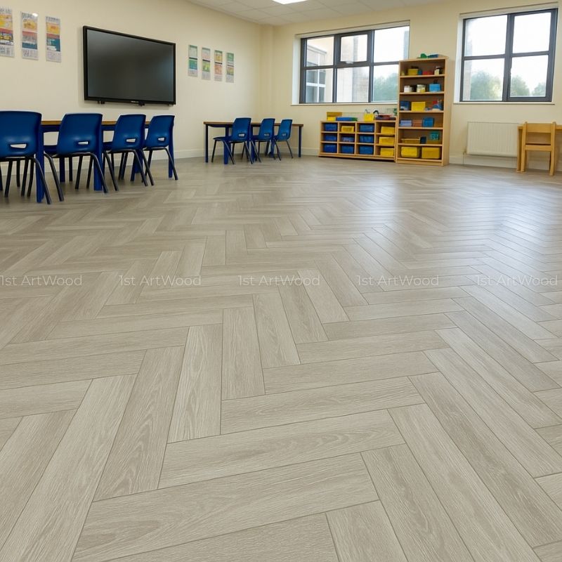 sàn gỗ xương cá châu Âu Alsapan