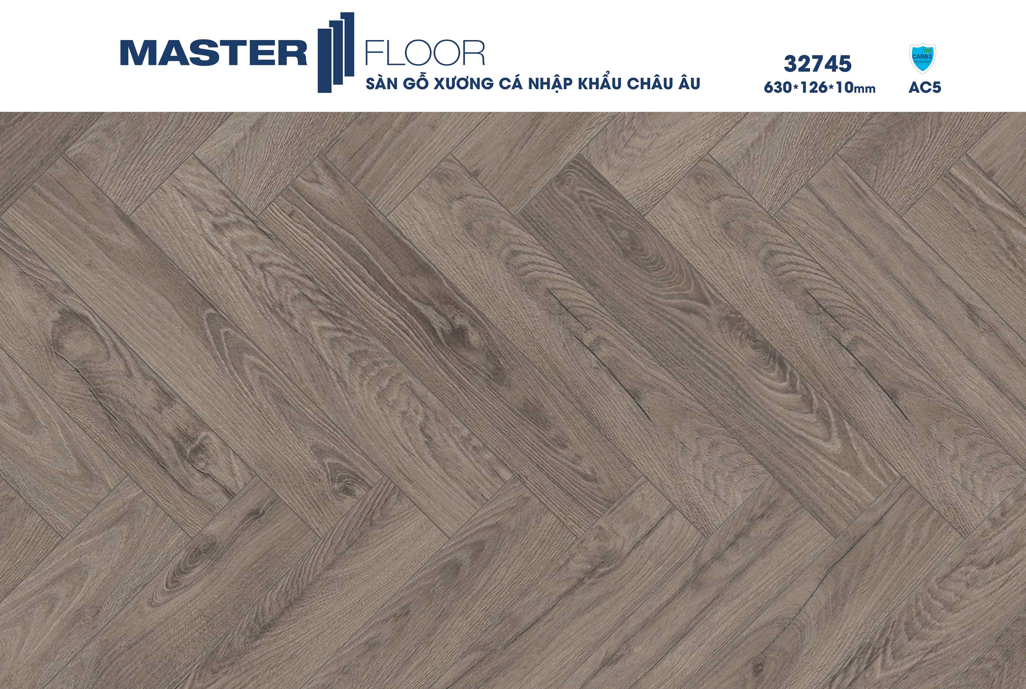 Sàn gỗ xương cá Châu Âu Masterfloor 32745