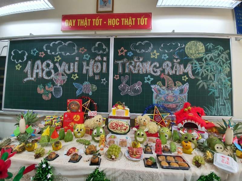 Decor trung thu cho lớp học