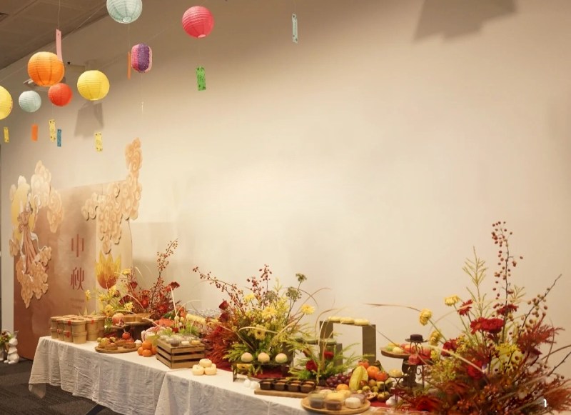 Decor trung thu tại văn phòng