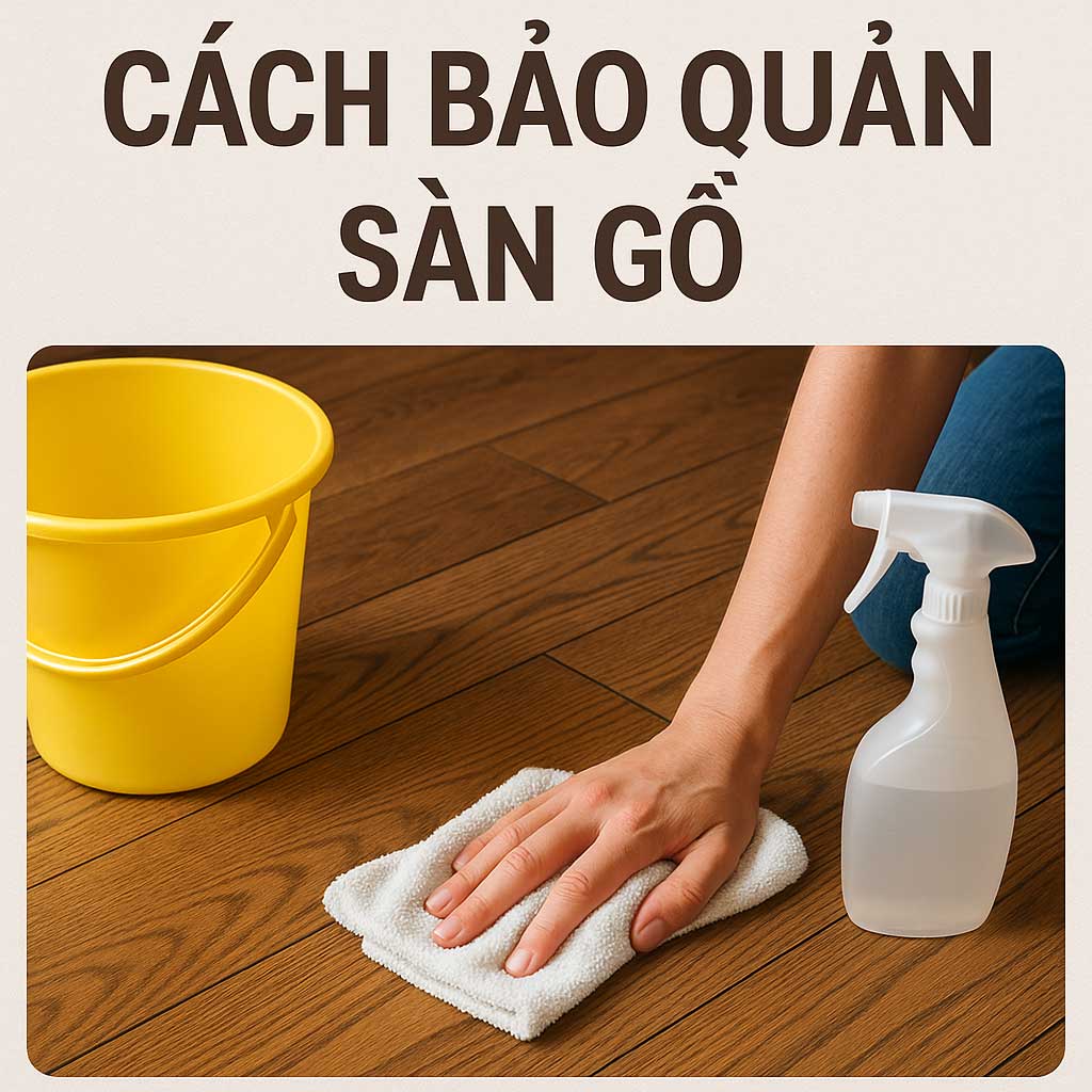 Cách bảo quản sàn gỗ hiệu quả giúp sàn bền đẹp lâu dài