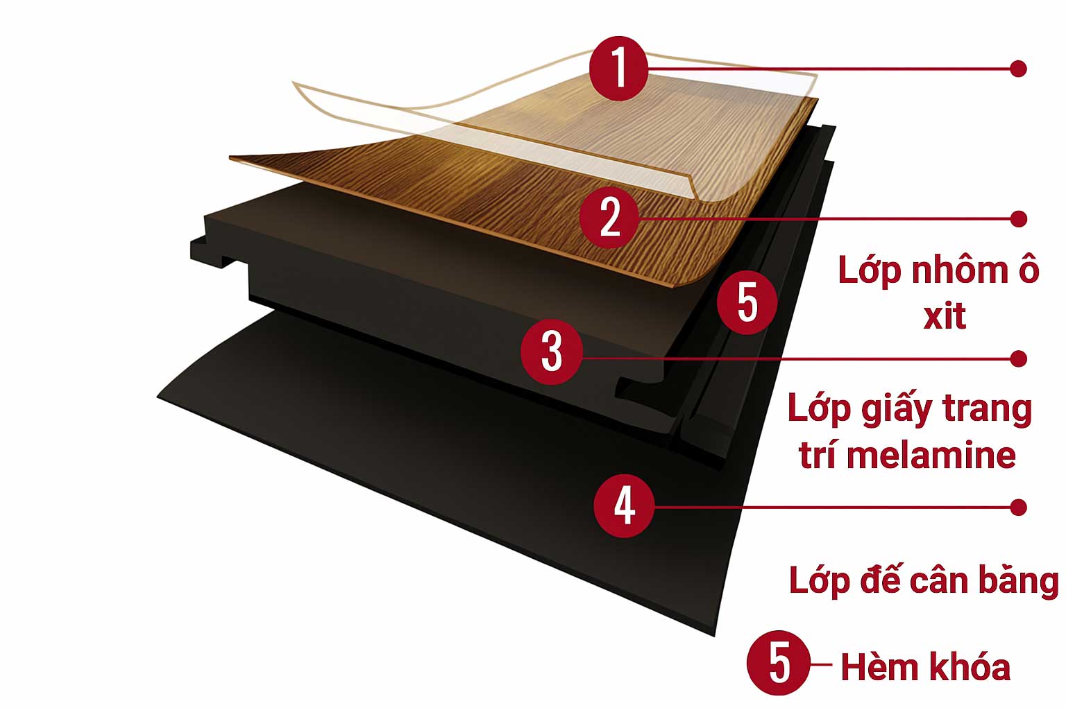 cấu tạo sàn gỗ cốt đen