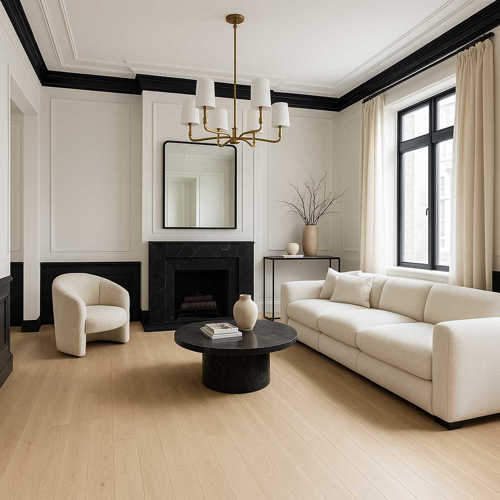 sàn gỗ cốt đen cao cấp