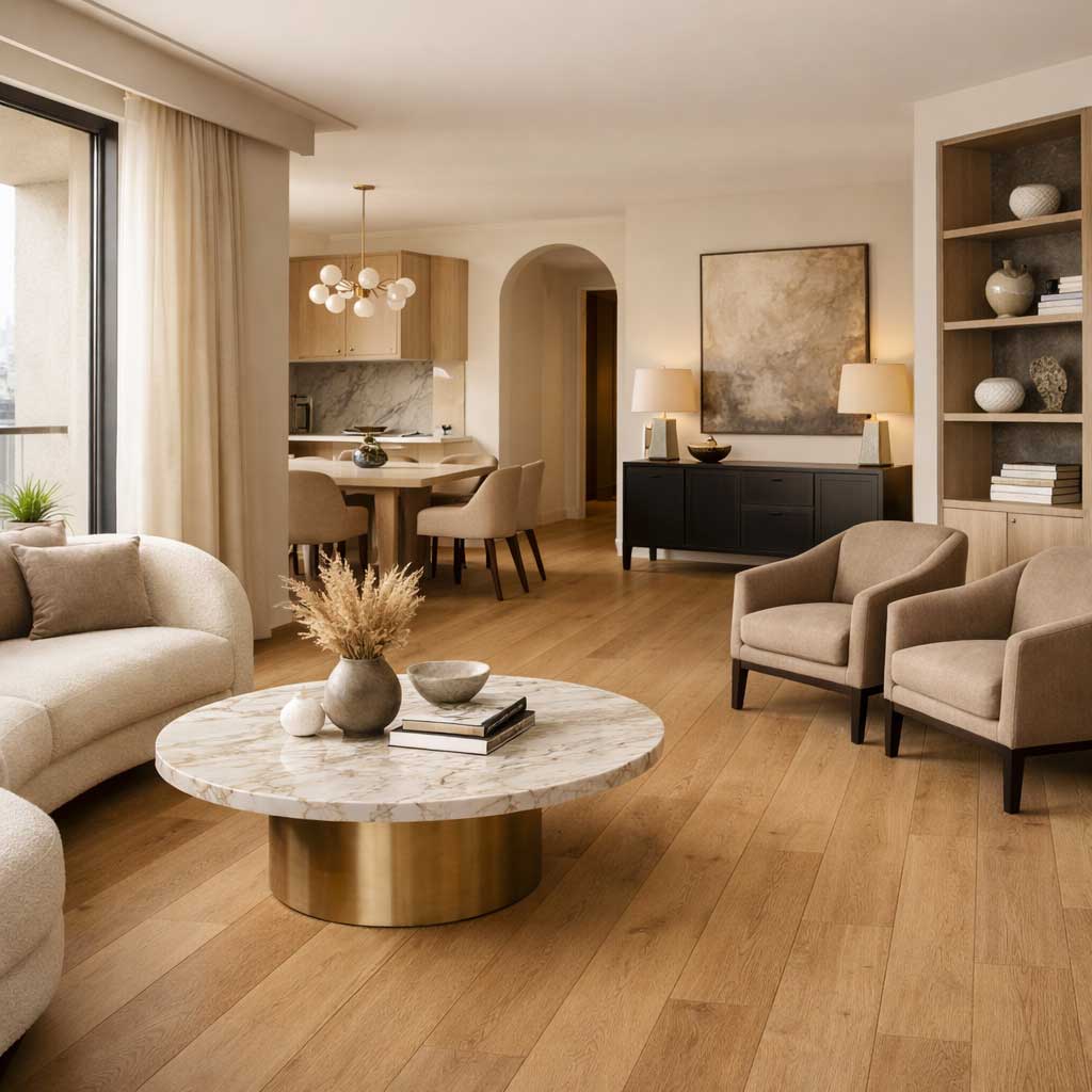 sàn gỗ kỹ thuật engineered phù hợp với người ưa thẩm mỹ