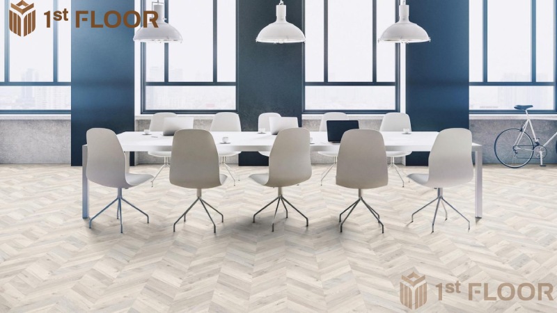Sàn gỗ tạo vân xương cá có giá trị thẩm mỹ cao