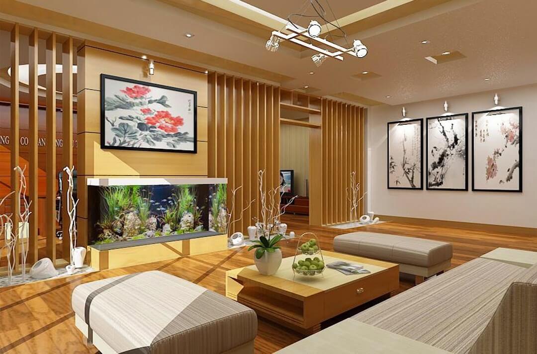Vị Trí Đặt Bể Cá Đẹp Ở Phòng Khách Hợp Phong Thủy Nhất