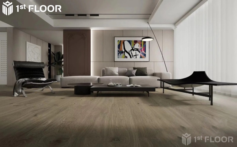 kích thước sàn gỗ công nghiệp phù hợp với phòng diện tích lớn