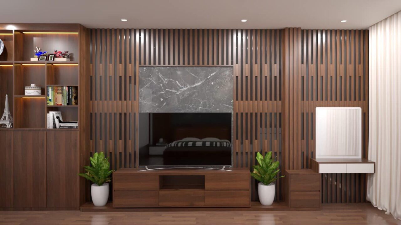 Kệ gỗ ốp tường là một trong những món đồ nội thất đang thu hút rất nhiều sự quan tâm