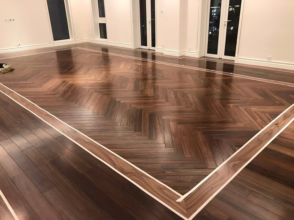 Sàn gỗ Óc chó Nam Mỹ 600x15mm